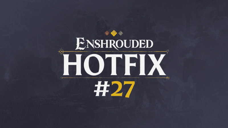 Changelog for Hotfix #27