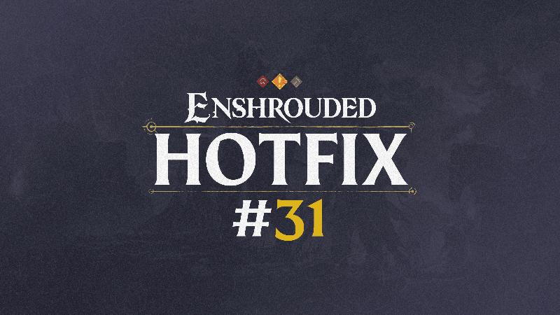 Changelog for Hotfix #31 v.0.9.0.1