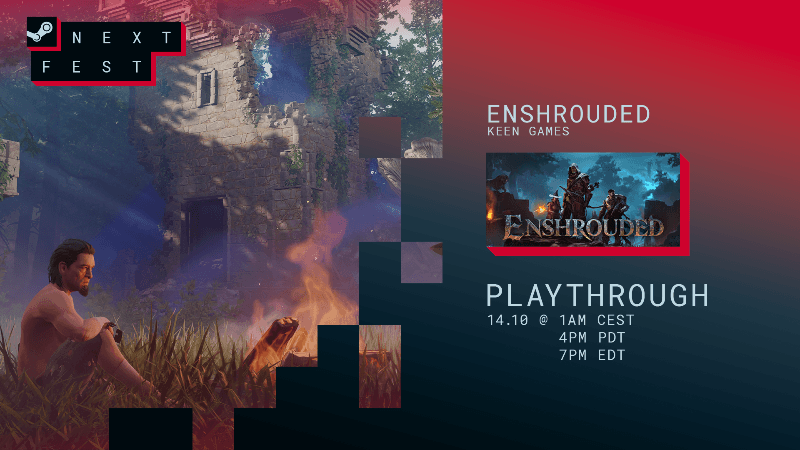 Enshrouded: Demo Playthrough hosted by JadePG